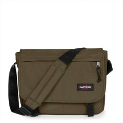 Damska torba na komputer Eastpak Delegate +. Zielone torby na laptopa damskie Eastpak, bez wzorów, z materiału, na ramię. Za 253.85 zł.