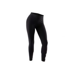 Legginsy 3S 500 Adidas damskie. Szare legginsy damskie Adidas, bez wzorów, z bawełny. W wyprzedaży za 94.99 zł.