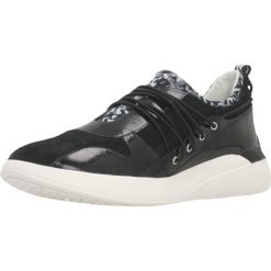 Buty GEOX D THERAGON A Czarny. Czarne obuwie trekkingowe damskie Geox, z tkaniny, bez zapięcia. Za 258.99 zł.