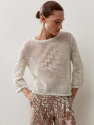 More & More Sweter z dzianiny Kobiety beżowy, 42. Brązowe swetry nierozpinane damskie More & More, bez wzorów, z dzianiny, bez kołnierzyka, bez ramiączek. Za 279.95 zł.