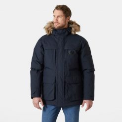 Parka Helly Hansen Nordsjo. Niebieskie parki męskie Helly Hansen, na zimę, m, bez wzorów, bez kołnierzyka, bez kaptura. W wyprzedaży za 1,545.50 zł.