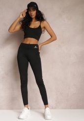 Czarne Legginsy z Gumką w Talii z Długimi Nogawkami Somys. Czarne legginsy damskie Renee, bez wzorów, z dzianiny. Za 24.99 zł.