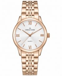 Zegarek Jordan Kerr Damski BRUNA rose gold (P9016-04-NE). Czerwone zegarki damskie Jordan Kerr. Za 169.80 zł.