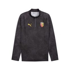 Męska bluza przedmeczowa z zamkiem 1/4 RC Lens PUMA. Szare bluzy męskie Puma, m, bez wzorów, ze lnu, sportowe, bez ramiączek, bez kaptura. Za 339.00 zł.