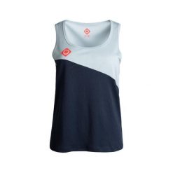 Koszulka techniczna ABI W V2: wygoda, oddychalność i szybkie schnięcie. Niebieskie bluzki damskie IZAS, m, bez wzorów, sportowe, bez kołnierzyka, bez ramiączek. Za 121.70 zł.