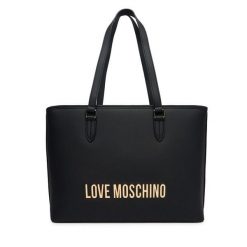 Torebka LOVE MOSCHINO. Czarne shopperki damskie Love Moschino, bez wzorów, bez dodatków. Za 1,049.00 zł.
