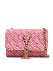 Valentino Torebka Divina Summer VBS9XI03S Różowy. Czerwone torebki do ręki damskie Valentino, bez wzorów, ze skóry, bez dodatków. Za 339.99 zł.