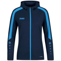 Bluza dresowa z kapturem Jako Power. Niebieskie bluzy damskie Jako, m, bez wzorów, z dresówki, sportowe, bez ramiączek, z kapturem. Za 276.45 zł.