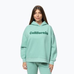 Bluza damska Pitbull California Hooded. Zielone bluzy damskie PITBULL, m, bez wzorów, z bawełny, bez ramiączek, bez kaptura. Za 209.99 zł.