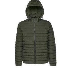 Kurtka GEOX M4625H Zielony. Zielone kurtki męskie Geox, m, bez wzorów, z puchu, bez kaptura. Za 646.99 zł.