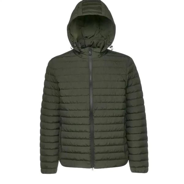 Kurtka GEOX M4625H Zielony. Zielone kurtki męskie Geox, m, bez wzorów, z tkaniny, bez kaptura. Za 647.99 zł.