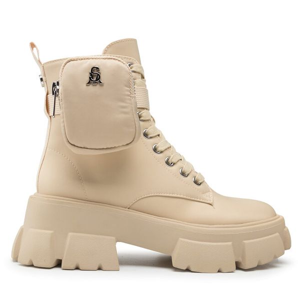 Trapery Steve Madden. Brązowe trapery damskie Steve Madden, bez zapięcia. Za 419.99 zł.