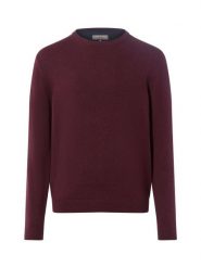 Finshley & Harding Sweter z zawartością kaszmiru Mężczyźni Bawełna czerwony marmurkowy, XXL. Czerwone swetry męskie Finshley & Harding, m, bez wzorów, z bawełny, eleganckie, bez kołnierzyka, bez ramiączek. Za 299.95 zł.