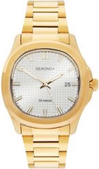 Zegarek Sekonda Zegarek męski Sekonda 30283 złoty. Żółte zegarki męskie Sekonda, bez wzorów, złote. Za 379.00 zł.