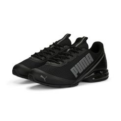 Buty do chodzenia męskie Puma CELL DIVIDE MESH. Czarne buty sportowe męskie Puma, bez wzorów, z meshu, bez zapięcia, trekkingowe. Za 299.00 zł.