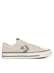Converse Trampki Star Player 76 Suede A17855C Beżowy. Brązowe trampki męskie Converse, bez wzorów, ze skóry, retro, bez zapięcia. Za 379.99 zł.