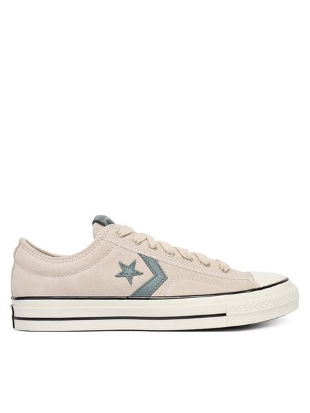 Converse Trampki Star Player 76 Suede A17855C Beżowy. Brązowe trampki męskie Converse, bez wzorów, ze skóry, retro, bez zapięcia. Za 292.99 zł.