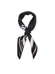 KARL LAGERFELD Apaszka B3W33037 Czarny. Czarne rękawiczki damskie KARL LAGERFELD, bez wzorów. Za 429.99 zł.