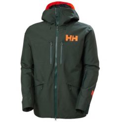 Kurtka narciarska Helly Hansen Garibaldi 2.0. Czarne kurtki sportowe męskie Helly Hansen, m, bez wzorów, z puchu, bez kaptura, narciarskie. Za 1,851.50 zł.