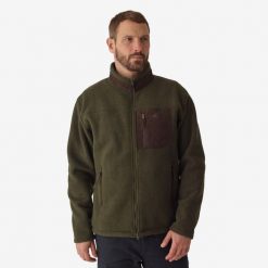 Kurtka polarowa Verney Caron. Kurtki męskie LIGNE VERNEY CARRON, s, bez wzorów, z polaru, eleganckie, bez kaptura. Za 249.99 zł.
