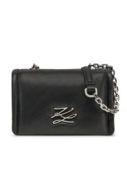 KARL LAGERFELD Torebka A1W30175 Czarny. Czarne listonoszki damskie KARL LAGERFELD, bez wzorów, ze skóry, bez dodatków. Za 839.99 zł.
