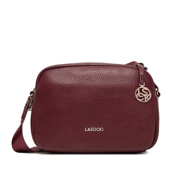 Torebka Lasocki. Czerwone listonoszki damskie Lasocki, bez wzorów, bez dodatków. Za 169.99 zł.