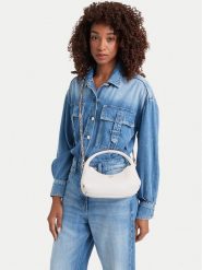 Guess Torebka Gilda Mini HWZG97 47730 Biały. Białe torebki wizytowe damskie Guess, z aplikacjami, ze skóry, bez dodatków. Za 494.99 zł.