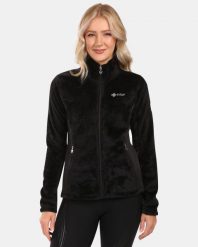 Damska ciepła bluza Kilpi SKATHI-W. Czarne bluzy damskie Kilpi, bez wzorów, z materiału, bez ramiączek, bez kaptura. Za 370.41 zł.