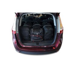 Torby Do Bagażnika Renault Grand Scenic 2009-2013 4Szt Kjust. Czarne torby podróżne damskie KJUST, bez wzorów. Za 1,332.00 zł.