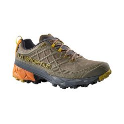 Buty trekkingowe La Sportiva Akyra II Gore-Tex. Zielone trekkingi męskie La Sportiva, z gore-texu, bez zapięcia. Za 911.45 zł.
