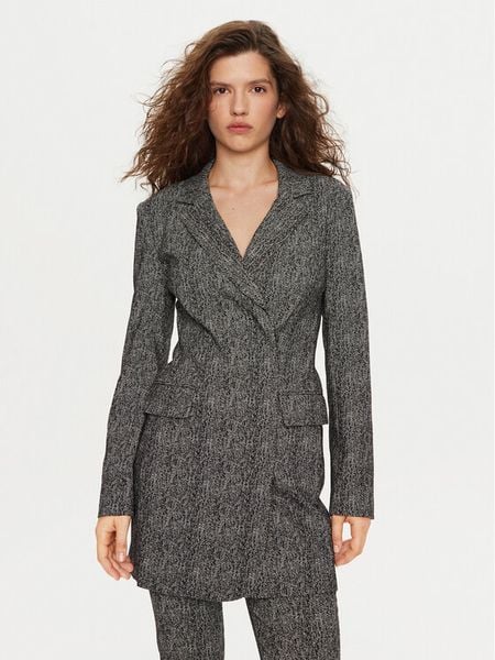 STAUD Sukienka dzianinowa Greenwich R24F7105HS Szary Slim Fit. Szare sukienki damskie STAUD, s, bez wzorów, z dzianiny, bez kołnierzyka, bez ramiączek. Za 1,179.00 zł.