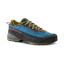 Buty podejściowe męskie La Sportiva TX4 Evo z membraną. Niebieskie buty zimowe męskie La Sportiva, bez wzorów, bez obcasa, bez zapięcia. Za 809.99 zł.