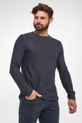 Sweter męski wełniany Larso JOOP! JEANS. Swetry męskie JOOP! Jeans, m, bez wzorów, z jeansu, bez kołnierzyka, bez ramiączek. W wyprzedaży za 473.85 zł.