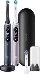 Szczoteczka Oral-B iO Series 9 Duo 2 szt. Black Onyx/Rose Quartz. Czarne szczoteczki elektryczne Oral-B. Za 1,605.99 zł.