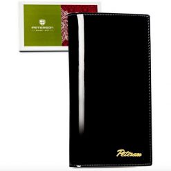 Portfel damski Peterson PTN LJ-421431 czarny. Czarne portfele damskie Peterson, ze skóry. Za 109.99 zł.