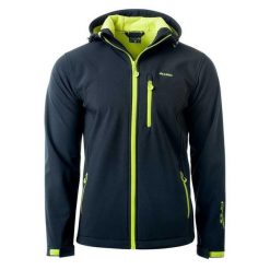 Męska Kurtka Soft Shell Iver. Czarne kurtki męskie ELBRUS, m, bez wzorów, z softshellu, bez kaptura, trekkingowe. Za 298.99 zł.