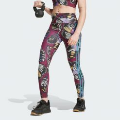 Legginsy adidas X Farm 7/8. Czarne legginsy damskie Adidas, bez wzorów. Za 259.00 zł.