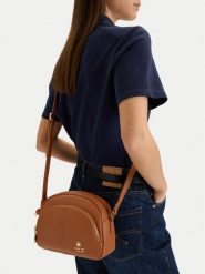 Beverly Hills Polo Club Torebka CEO-BHPC-C-013-09 Brązowy. Brązowe listonoszki damskie Beverly Hills Polo Club, bez wzorów, z materiału, bez dodatków. Za 199.99 zł.