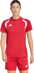 Adidas Koszulka damska adidas Tiro 26 League Jersey czerwona KB1336 M. Czerwone bluzki damskie Adidas, m, bez wzorów, z jersey, bez kołnierzyka, bez ramiączek. Za 117.71 zł.
