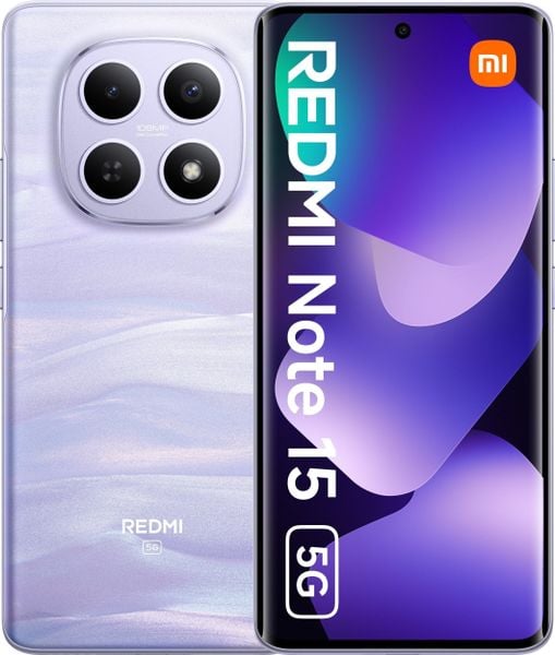 Smartfon Xiaomi Redmi Note 15 5G 6/128GB Fioletowy (71161). Fioletowe smartfony Xiaomi. Za 899.00 zł.