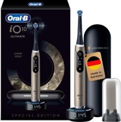 Szczoteczka Oral-B iO10 Electric Toothbrush, Lunar Gold. Szczoteczki elektryczne Oral-B. Za 1,464.18 zł.