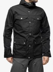 Kurtka outdoorowa męska Fjallraven Greenland Jacket. Czarne kurtki męskie Fjällräven, m, bez wzorów, z bawełny. Za 1,032.89 zł.