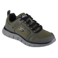 Buty sportowe Sneakersy męskie, Skechers Track-Knockhill. Czarne buty sportowe męskie Skechers, bez wzorów, z materiału, bez zapięcia, trekkingowe. Za 239.00 zł.