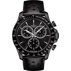PROMOCJA ZEGAREK TISSOT V8 T106.417.36.051.00. Szare zegarki męskie TISSOT, bez wzorów, ze stali. W wyprzedaży za 1,848.00 zł.