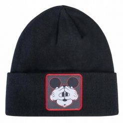 CZAPKA ZIMOWA CAPSLAB DISNEY CD-/1/BON/TMI1. Czarne czapki damskie CapsLab, na zimę, bez wzorów, eleganckie. Za 139.00 zł.