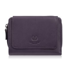 Portfel damski skórzany fioletowy duży w orientacji poziomej z RFID Paolo Peruzzi SL-07-VI. Fioletowe portfele damskie Paolo Peruzzi, ze skóry. Za 89.00 zł.
