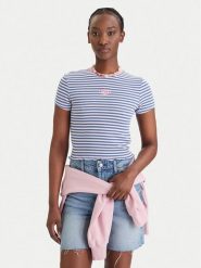 Roxy T-Shirt Bright Lights ERJKT04395 Niebieski Slim Fit. Niebieskie t-shirty damskie Roxy, m, bez wzorów, z syntetyku, bez kołnierzyka, bez ramiączek. Za 149.99 zł.