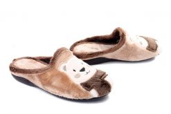 Sanital Flex Z32058X cream, klapki damskie. Brązowe klapki damskie Sanital-Flex, bez wzorów, bez obcasa, bez zapięcia. Za 129.90 zł.