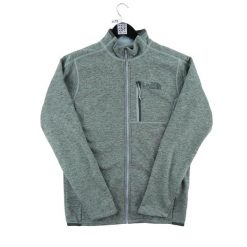 Second life - The North Face polarowa kurtka męska - Jak nowy. Szare kurtki męskie The North Face, l, bez wzorów, z materiału, eleganckie, bez kaptura. Za 170.36 zł.