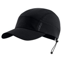 Czapka z daszkiem Odlo Performance X-Light Pack Cap. Czarne czapki damskie ODLO, bez wzorów, sportowe. Za 131.29 zł.